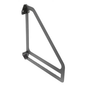 Wspornik półki INGRID 26x23 stalowy CZARNY MAT GTV