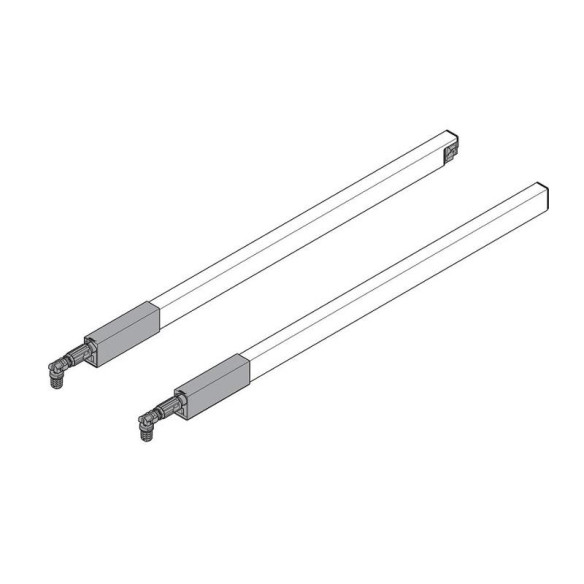 BLUM relingi P L SZARE TANDEMBOX 550mm ZRG.487-3289