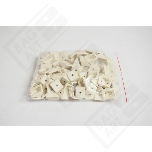 Kątownik komandorek KREMOWY plastikowy-3561