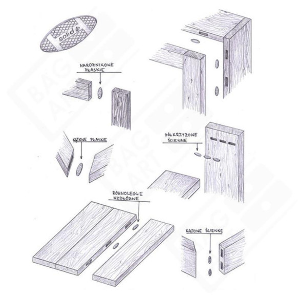 Lamelka TYP-20 100szt. bukowe-2331