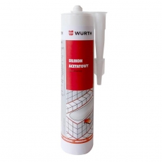 WURTH silikon sanitarny acetatowy BIAŁY 310ml-2680