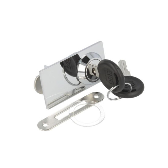 Zamek meblowy DO SZKŁA x916 drzwi wahadłowe-3908