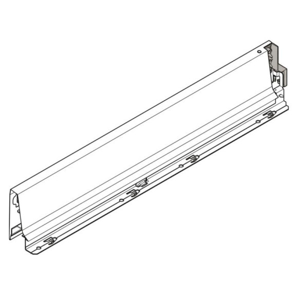 BLUM bok 450mm TANDEMBOX biały wys. "M" LEWY-4292