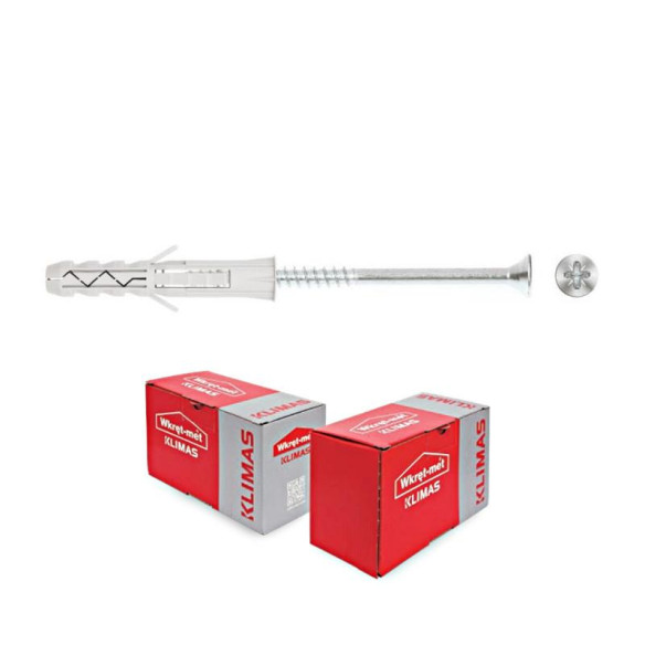 Kołek kołki rozporowe KRX z wkrętem 6x50mm-4343