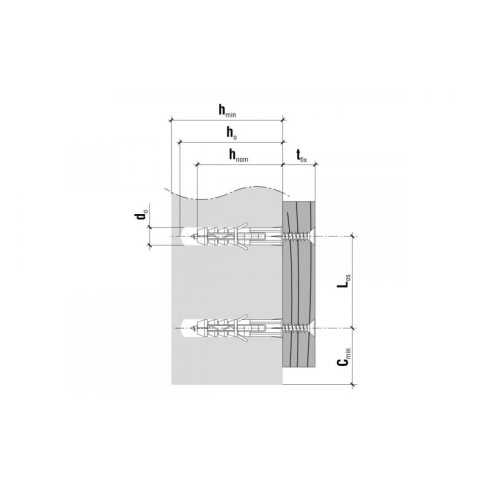 Kołek kołki rozporowe KRX z wkrętem 10x60mm-4351