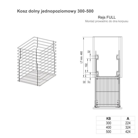 Cargo Mini na bieliznę biały VARIANT MULTI 30cm-4461