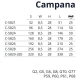 Uchwyt Campana C-5824 ZŁOTO 128mm G77 Nomet-5184