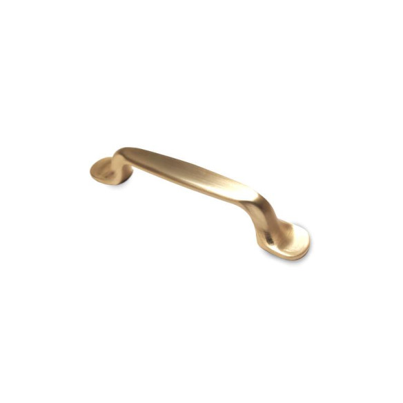 Uchwyt RETRO 7611 128mm ZŁOTY INOX szczotkowany-5493