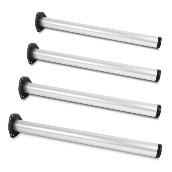 Noga meblowa BIAŁA fi60 x 710mm KOMPLET x4szt-5771