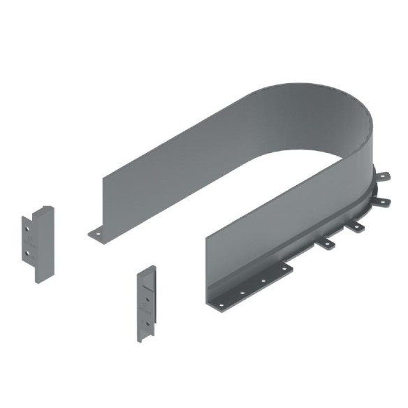 Osłona syfonu elastyczna tworzywo GRAFIT - REJS-5813