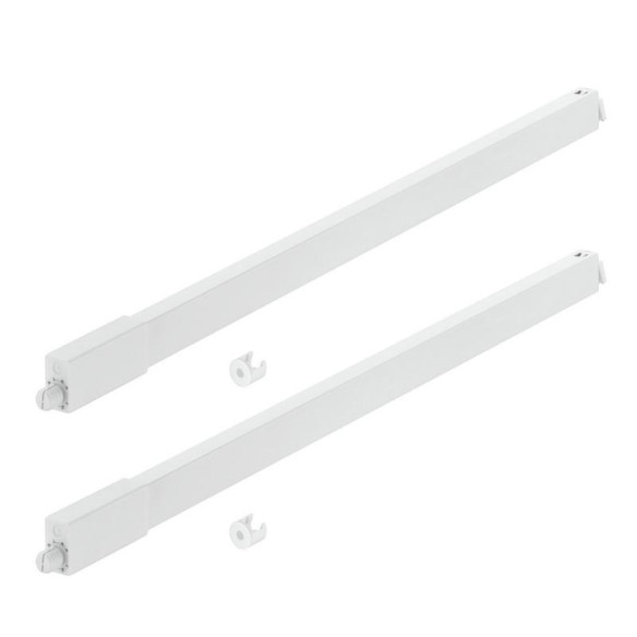 Relingi kwadratowe 350mm HAFELE MATRIX S35 BIAŁE-5896