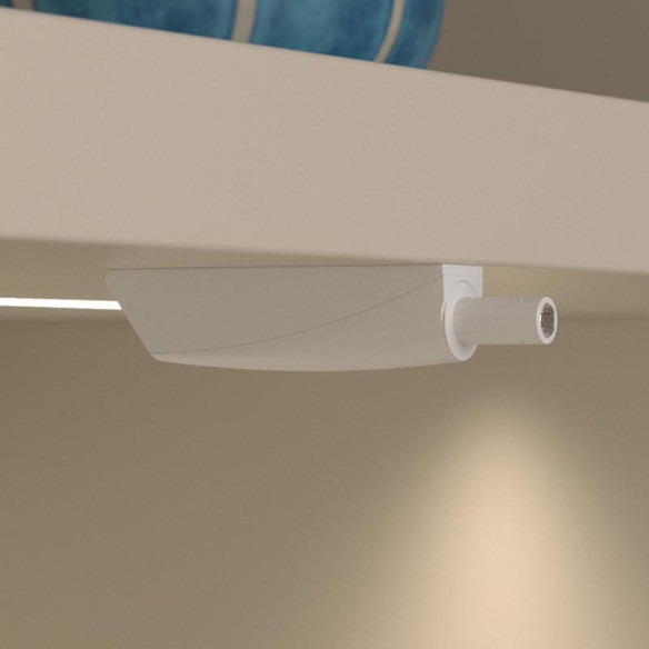 K-PUSH push-open 14mm KRÓTKI ANTRACYT magnes-6058