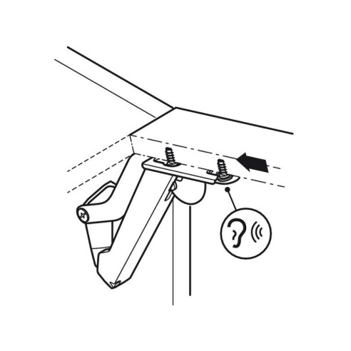 Podnośniki HAFELE Free Space BIAŁY 1.8 PUSH E-6268