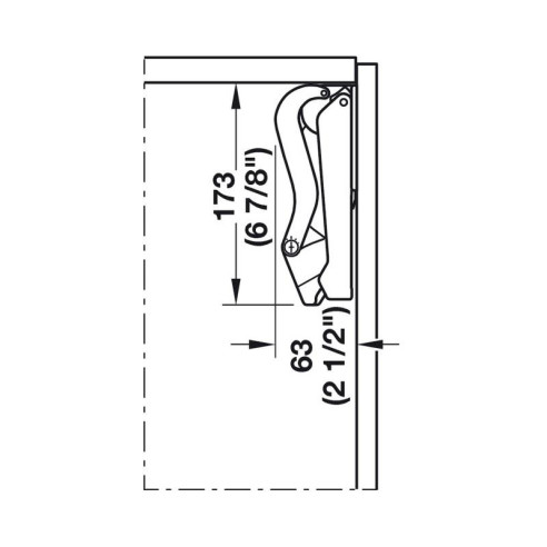 Podnośniki HAFELE Free Space BIAŁY 1.8 PUSH E-6269
