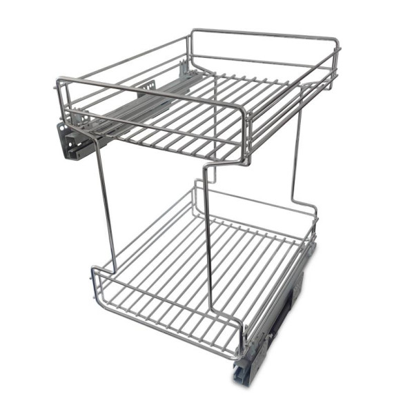 Cargo mini HAFELE boczne CHROM 40cm 2p MATRIX S-6624