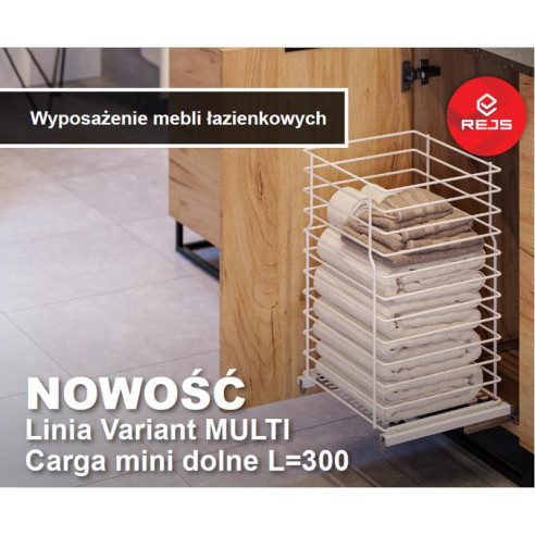 System jezdny REJS BIAŁY L-300 z moc. frontu-7200