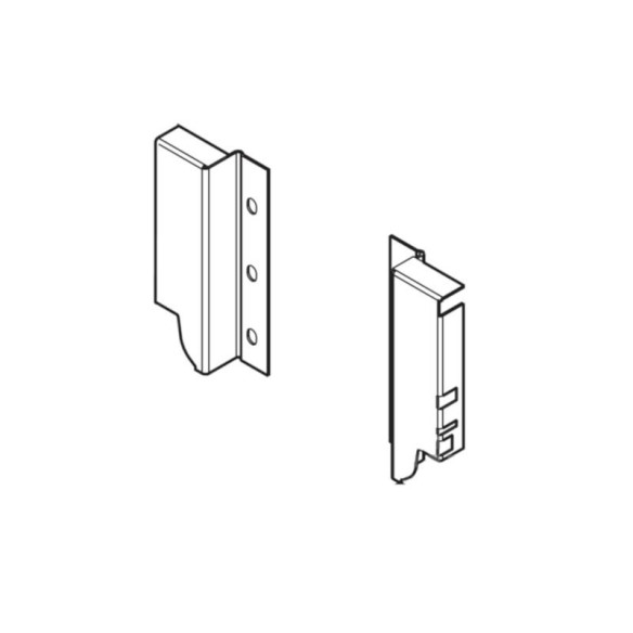 BLUM Z30K000S mocowanie ściany tylnej K BIAŁE L+P-7467