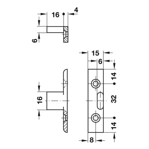 Złącze KEKU HAFELE do blendy maskownicy KOMPLET EH-7754