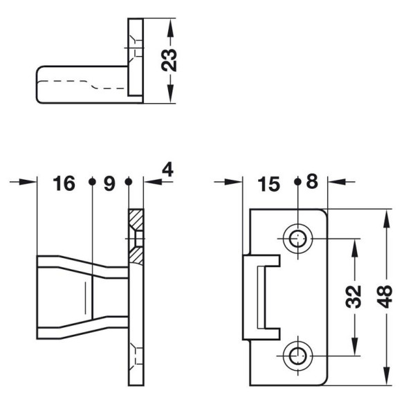 Złącze KEKU HAFELE do blendy maskownicy KOMPLET AS-7750