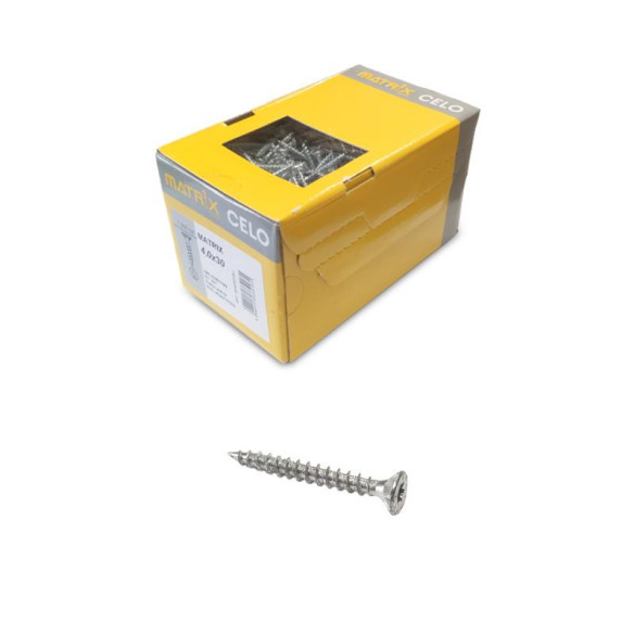 Wkręty meblowe 4x30mm MATRIX CELO 500szt-7812