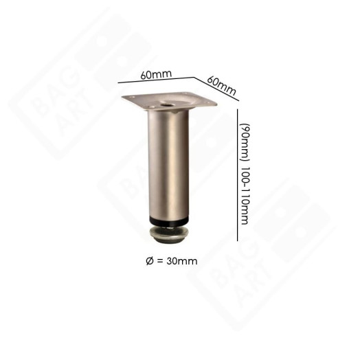 Stopka nóżka meblowa SATYNA 150mm fi30 D-737-7995
