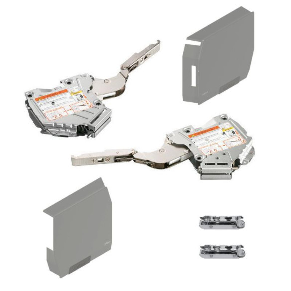 BLUM HK-s TIP-ON 20K2E01T zestaw SZARY-5561