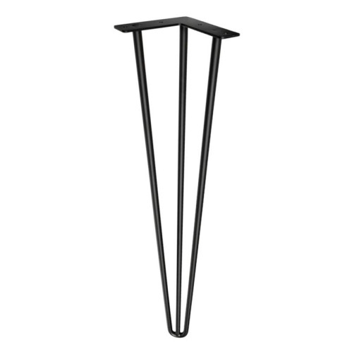 Noga meblowa 710mm CZARNY MAT LOFT - komplet-8094