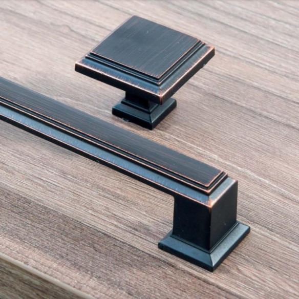 Gałka meblowa GR079 retro klasyczna STARE ZŁOTO-8108