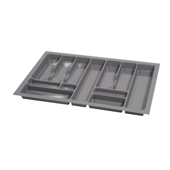 Wkład do szuflady 80/50cm tworzywo 730x490mm SZARY-8243