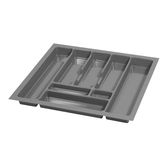 Wkład do szuflady 70/50cm tworzywo 630x490mm SZARY-8241