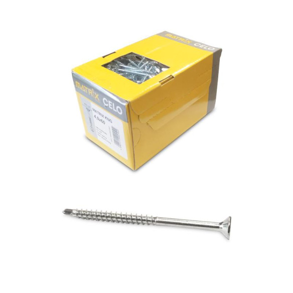 Wkręty samowiercące 4x60mm MATRIX CELO 250szt-8334