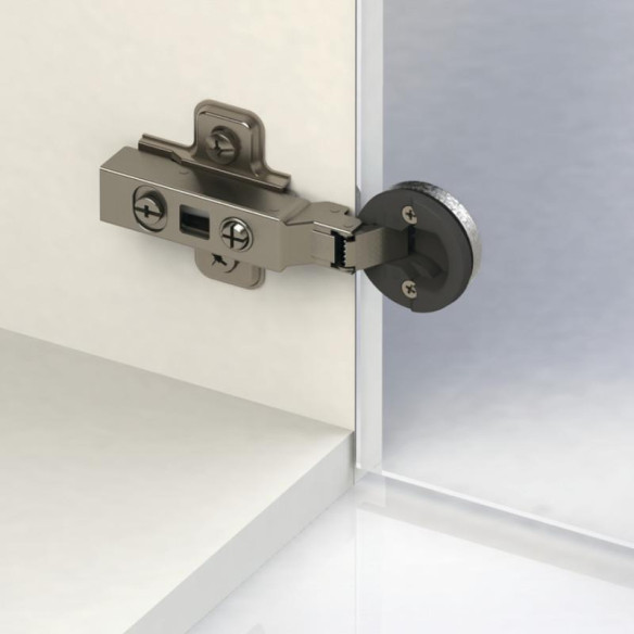 Zawias do szkła nakładany fi26 cichy domyk HAFELE-8576