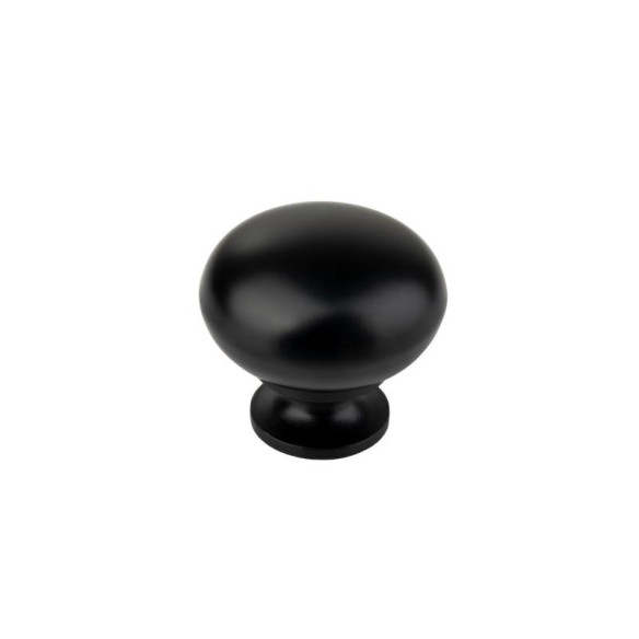 Gałka meblowa VITO Rejs CZARNY MAT fi32-8948