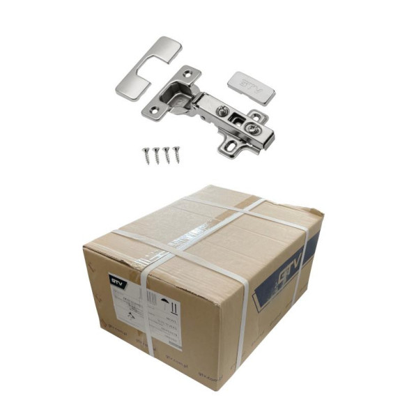 Zawias GTV nakładany cichy domyk PRESTIGE 100szt.-9030