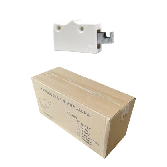 Zawieszka regulowana BIAŁY uniwersalna SAZ 200szt-9062