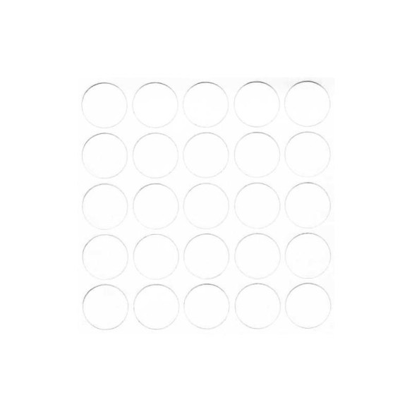 Zaślepka samoprzylepna fi14 BIEL ALPEJSKA-9347