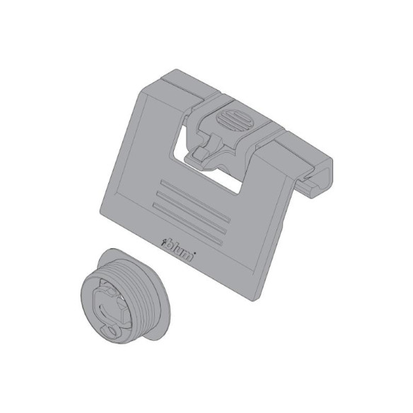 BLUM uchwyt do szuflady wewnętrznej SZARY ZIF.80M7-9580