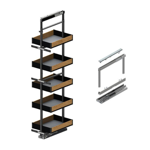 PURO MAXI Rejs 30cm/6 190-210cm CZARNY - KOMPLET-10015