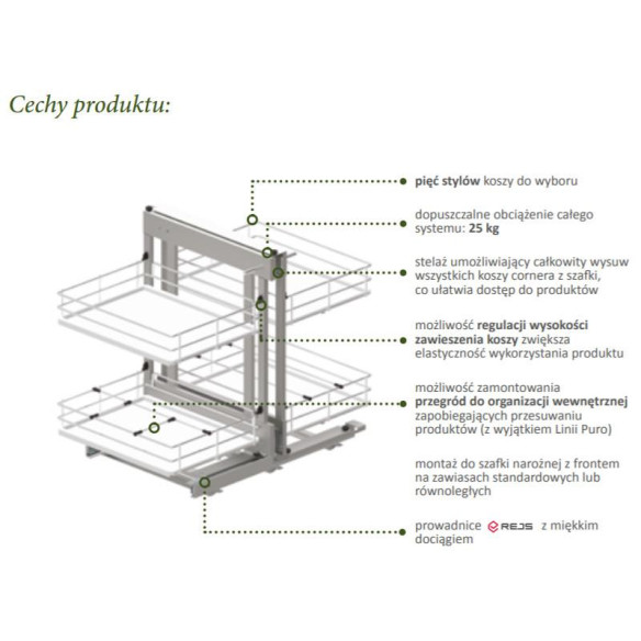 Puro Corner COMFORT CLASSIC 1200 Rejs LEWY BIAŁY-10183