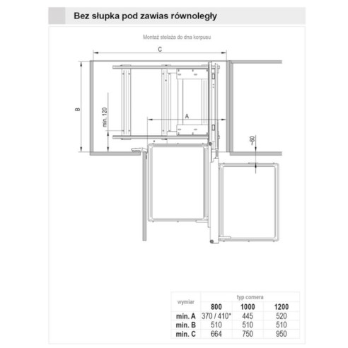 Puro Corner COMFORT CLASSIC 1200 Rejs PRAWY CZARNY-10203
