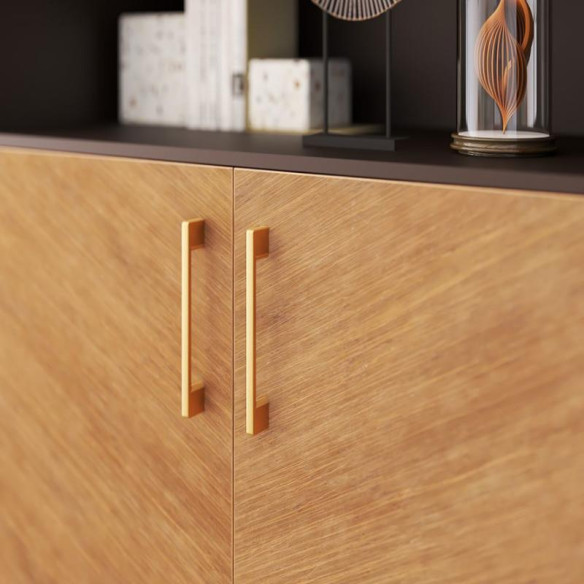 Uchwyt meblowy EASY Rejs 96mm CZARNY MAT-10598