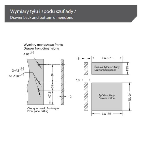 SYSTEMBOX TB10 Amix 450mm ŚREDNIA h135mm BIAŁA-10784