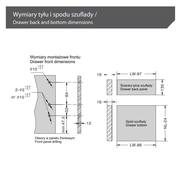 SYSTEMBOX TB10 Amix 450mm ŚREDNIA h135mm BIAŁA-10784