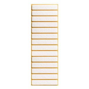 Podkładka filcowa BIAŁA prostokąt 20x44mm 14szt.-11015