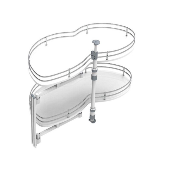 Nerka corner LEWY 500mm GN-1000 soft BIAŁY-11060