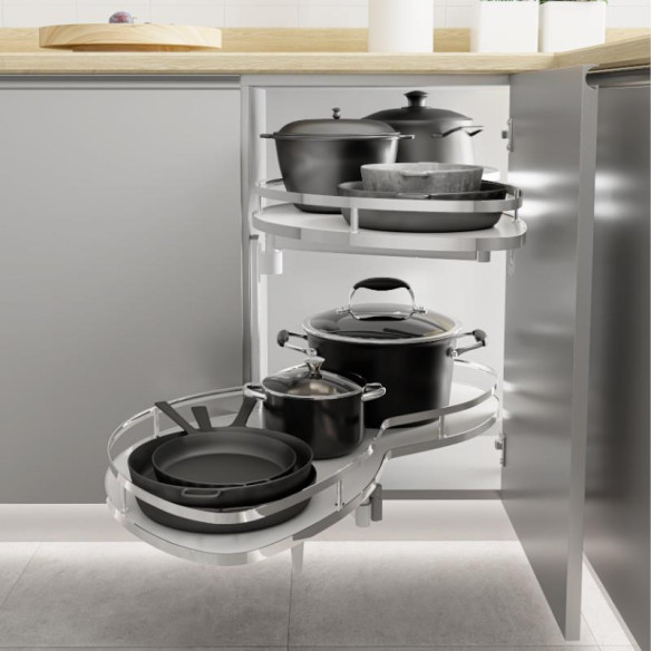 Nerka corner LEWY 500mm GN-1000 soft BIAŁY-11061