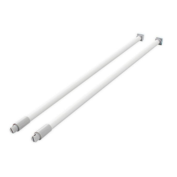 Relingi SYSTEMBOX Amix okrągłe BIAŁE TR10-300-11104