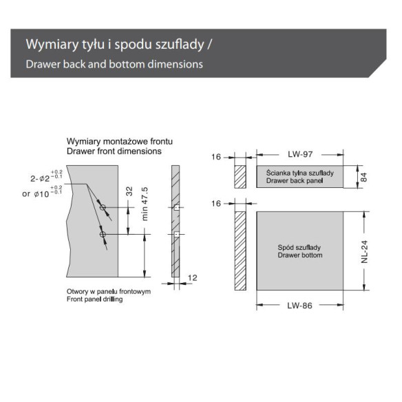 SYSTEMBOX TB10 Amix 400mm WYSOKA h199mm SZARA-11171