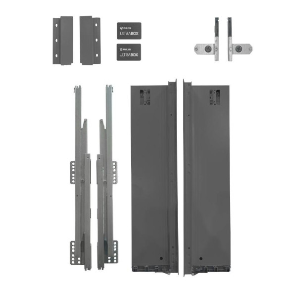Szuflada REJS UltraBox 500mm h-118 ŚREDNIA grafit-11334