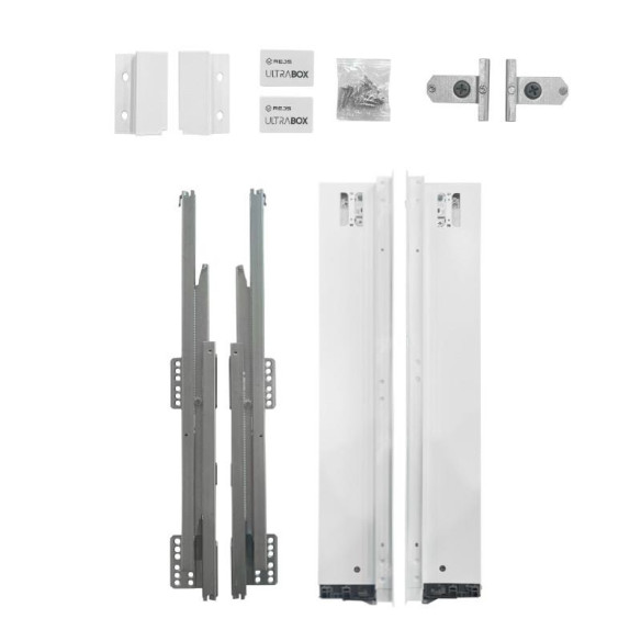 Szuflada REJS UltraBox 450mm h-86 NISKA biała-11352